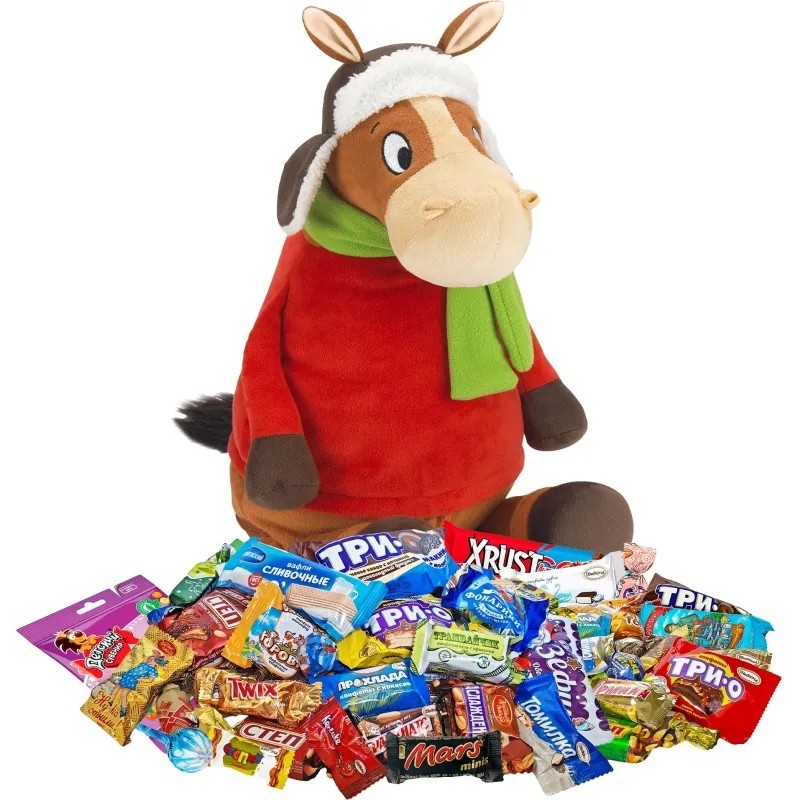 Новогодний сладкий подарок Фил 1/1000 г (стандарт), ПТ26-3ббс