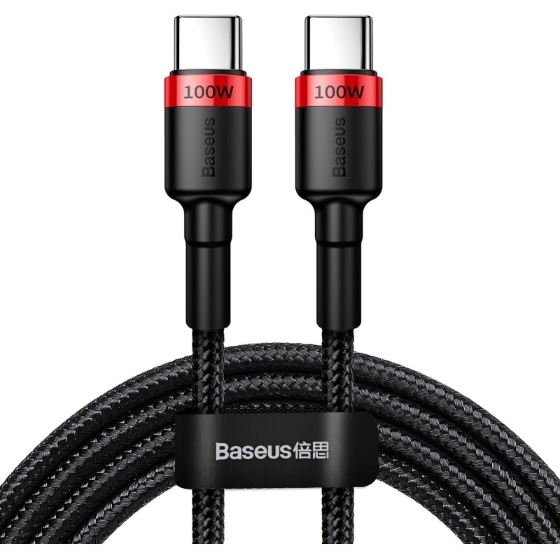 Кабель Baseus USB-C-&gt;-C CL 100W 2m RDчерный