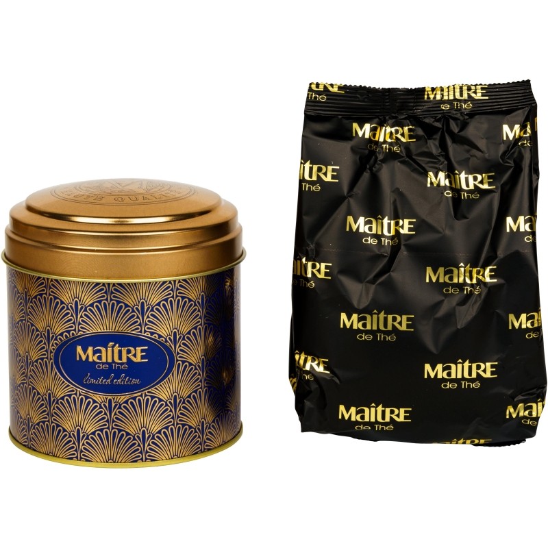 Чай Maitre de The Golden Magic лист черный с имб,кориц,шипов. ж/б 100г