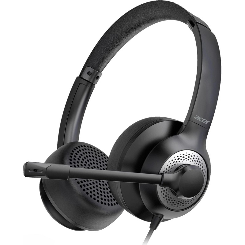 Гарнитура Acer OHW309 черный 1.6м накладные USB (ZL.HDSEE.004)