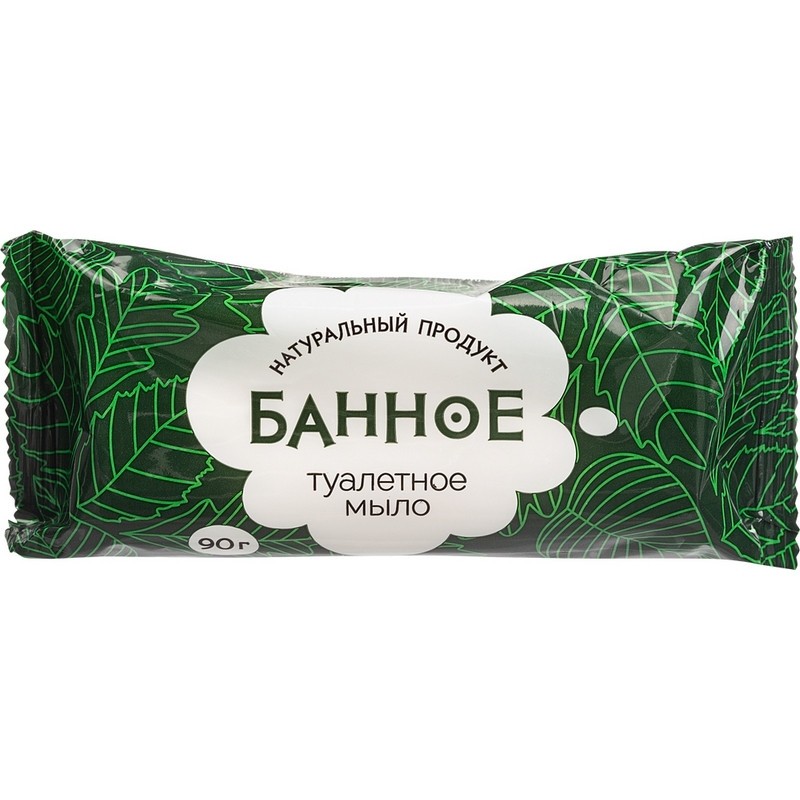 Мыло туалетное твёрдое  Банное  90гр. РМЗ
