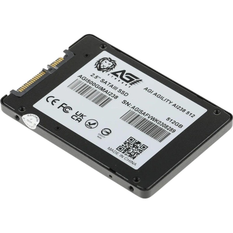 SSD Накопитель AGi SATA-III 512GB 2.5(AGI500GIMAI238)