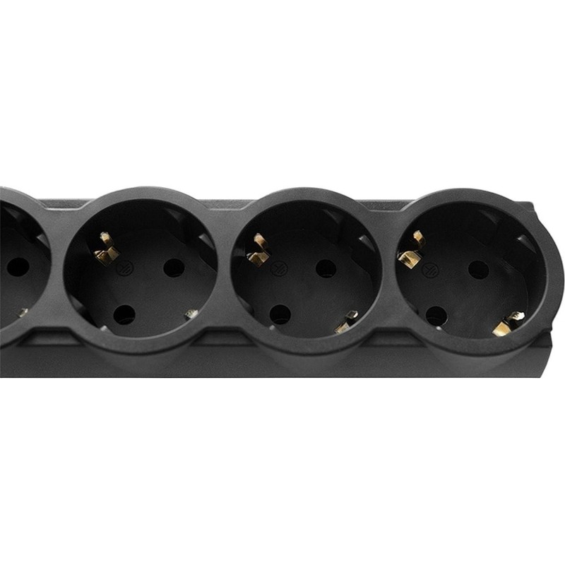 Сетевой фильтр CBR CSF 2505-5.0 Black PC, 5р/5м, цвет черный (пакет)