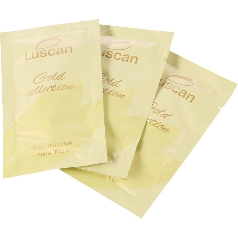 Гель для душа Luscan Gold Collection, саше 10мл,500шт/уп