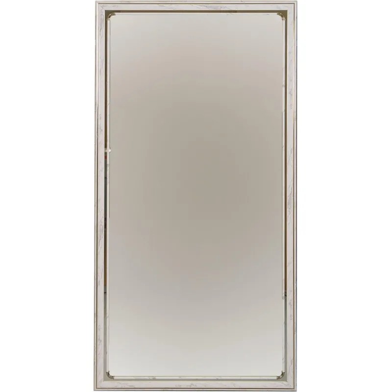 Зеркало МГЛ_ настенное 121Б (600x1200) багет ПВХ белый