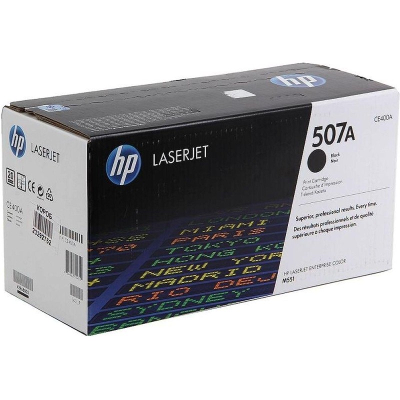 Картридж лазерный HP 507A CE400A чер. для CLJ M525/M551/M570/M571/M575