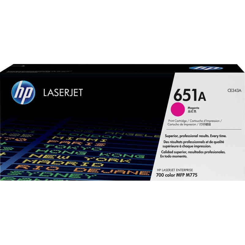 Картридж лазерный HP 651A CE343A пурп. для СLJ Enterprise 700