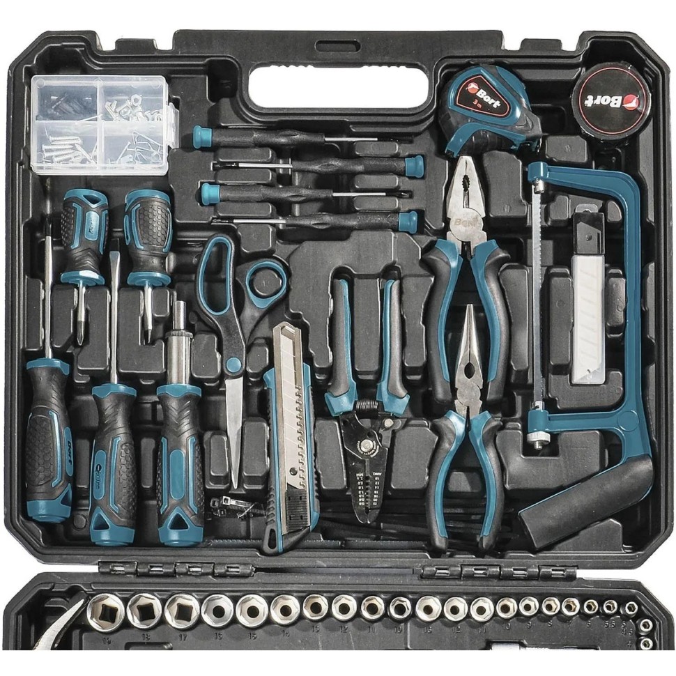 Набор инструмента ручного Bort BTK-210 (93418668) Набор инструмента ручного Bort BTK-210 (93418668)