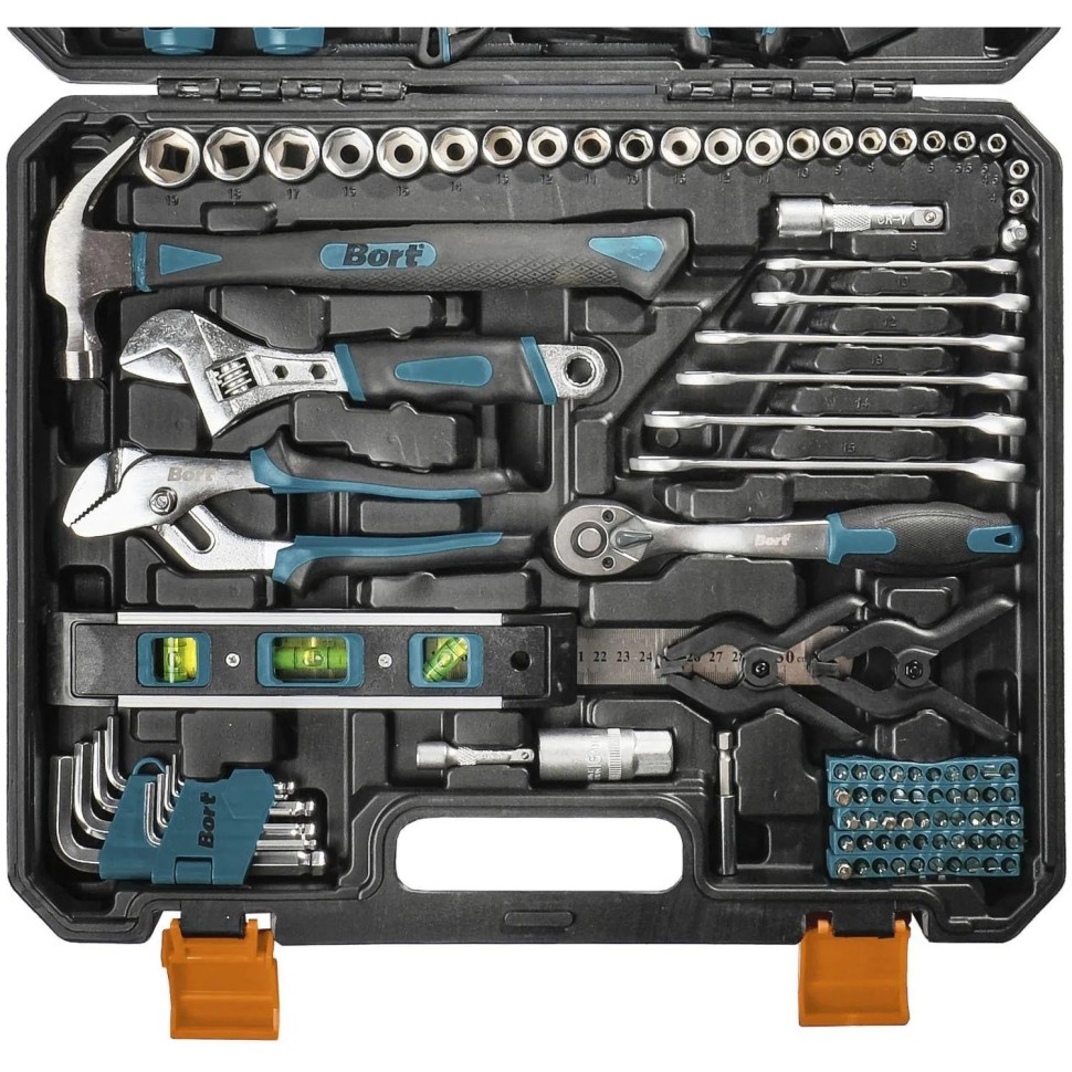 Набор инструмента ручного Bort BTK-210 (93418668) Набор инструмента ручного Bort BTK-210 (93418668)