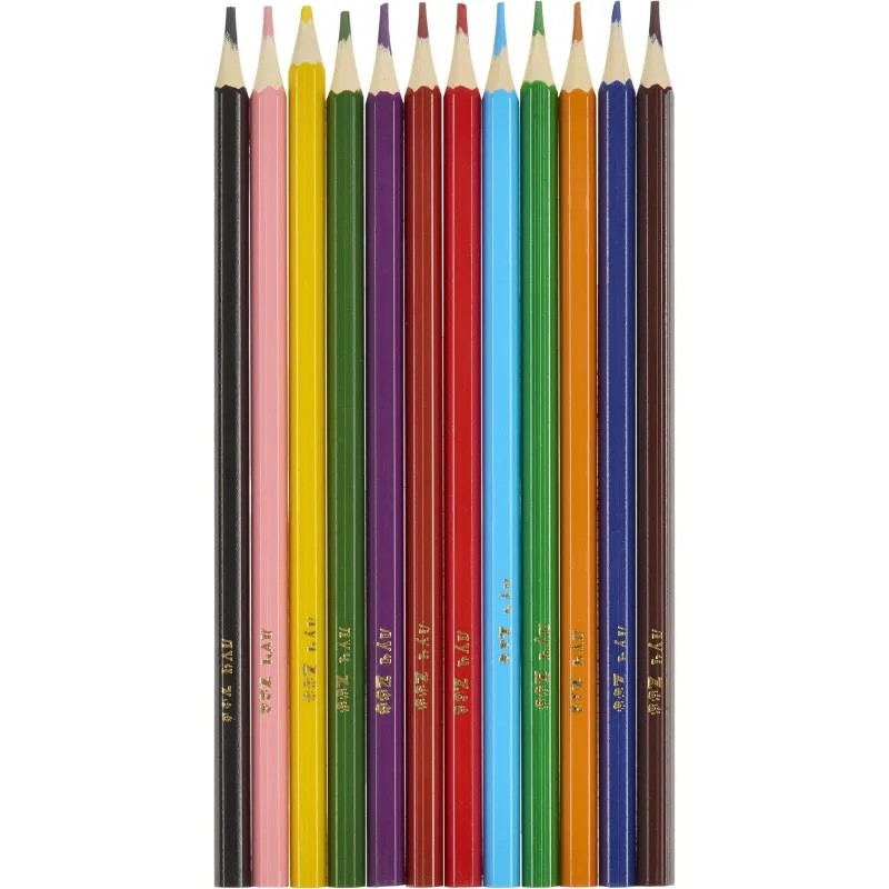 Карандаши цветные шестигранные ZOO 12 цв. (пластиковые) 29С 1740-08