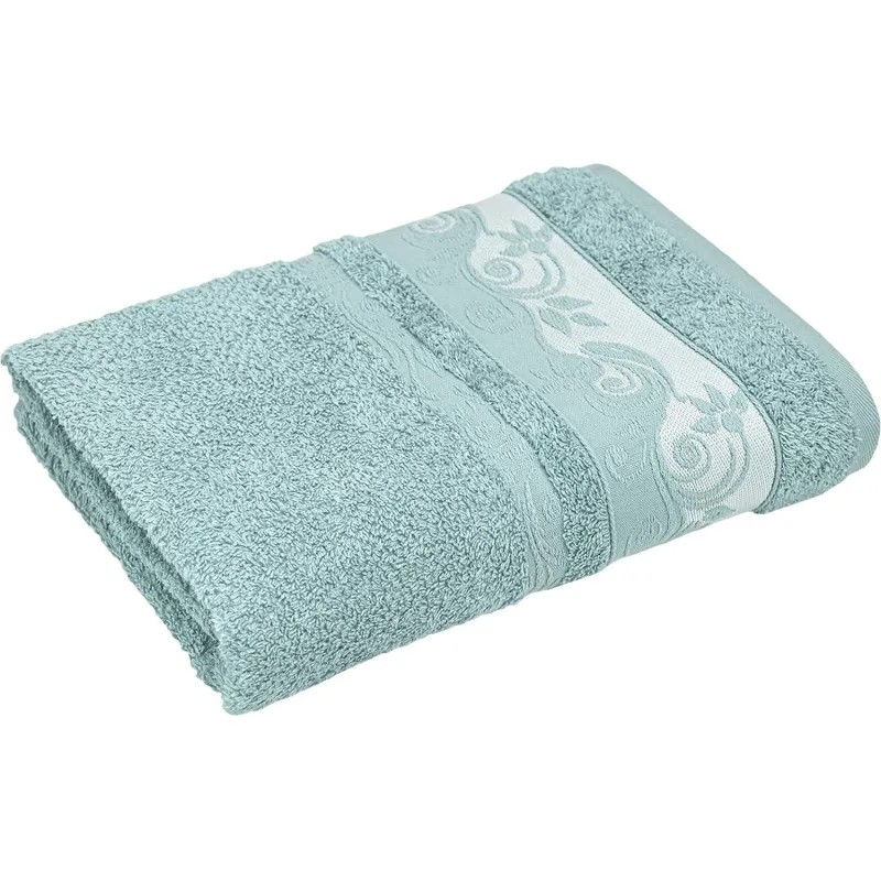 Полотенце махровое УЗБ Клэр, M 50х 80 мятн,159206