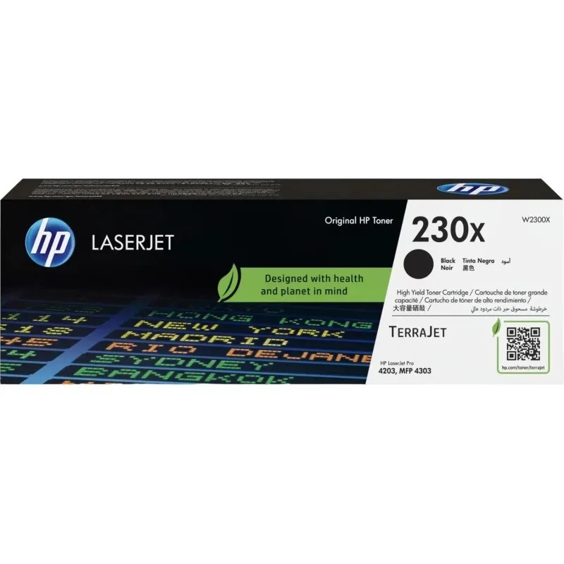 Тонер-картридж HP 230X черн. для LaserJet Pro 4203/4303 (W2300X)