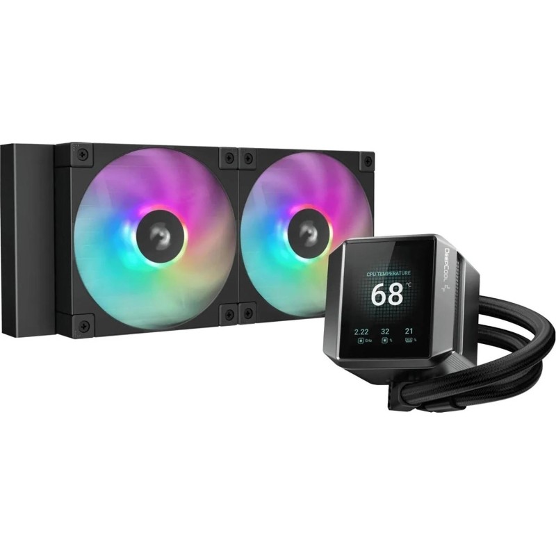 СЖО Deepcool (R-LX550-BKADSNC-G-1)Mystique 240 ARGB sAM5/4/1200/1700 чер