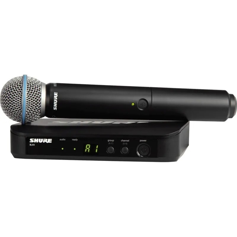 Радиосистема Shure BLX24E/B58, 1-канальн, с капсюлем динамич мкф BETA 58