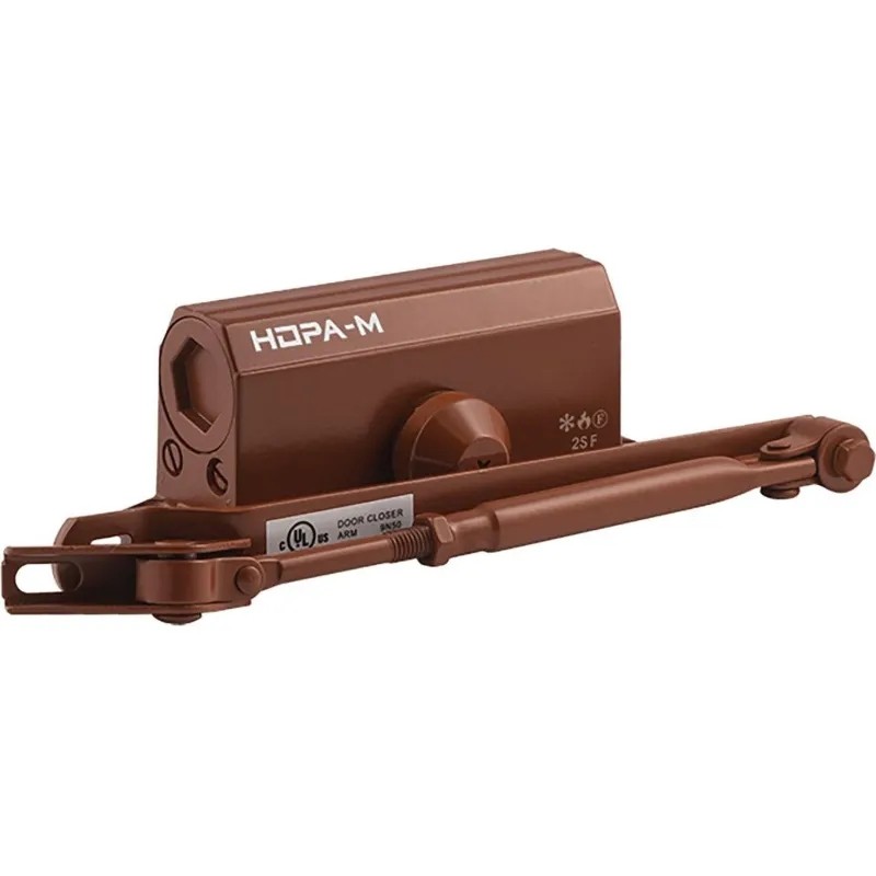 Доводчик НОРА-М №2S F фиксация (25-50кг) (коричневый) Доводчик НОРА-М №2S F фиксация (25-50кг) (коричневый)