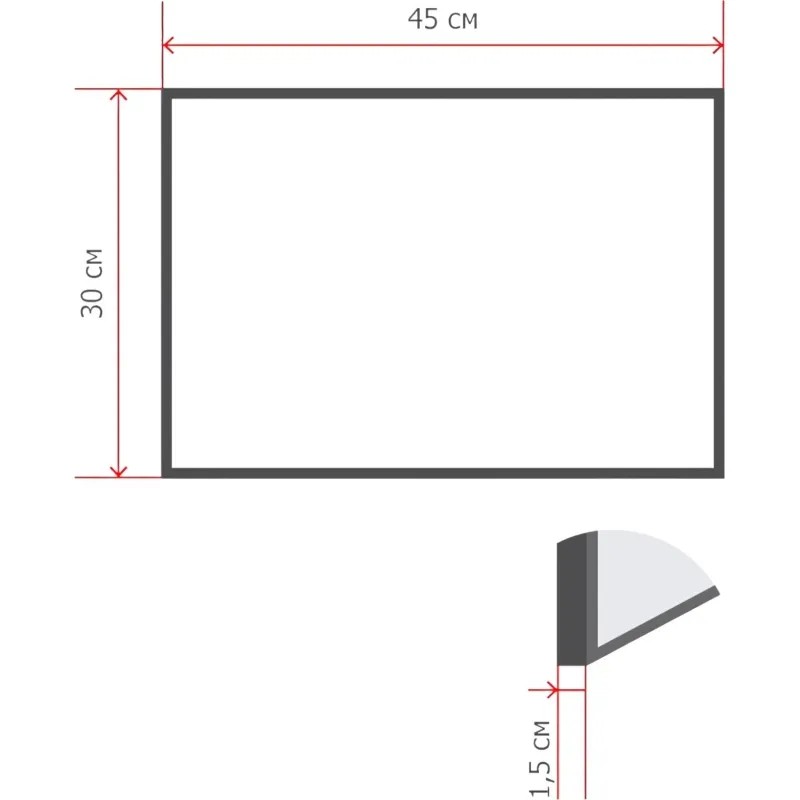 Доска пробковая 30х45 Attache Economy, деревянная рама 1344505 Доска пробковая 30х45 Attache Economy, деревянная рама 1344505