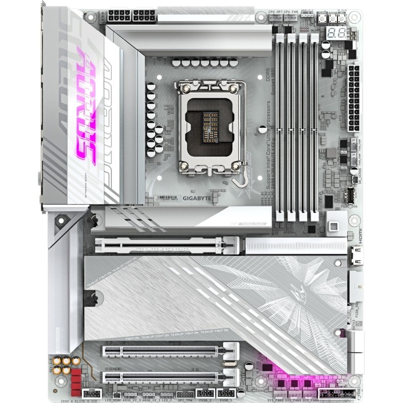 Материнская плата Gigabyte Z890 AORUS ELITE X ICE s1851 4xDDR5 ATX RAID