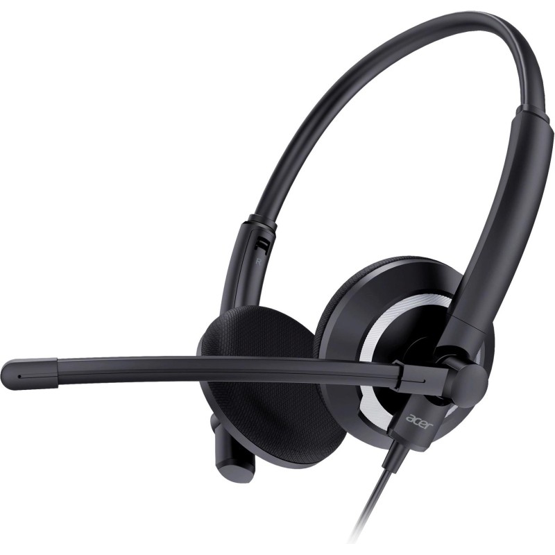 Гарнитура Acer OHW307 черный 1.8м накладные (ZL.HDSEE.002)