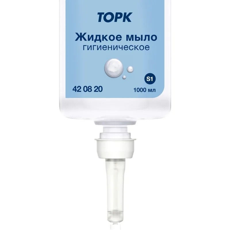 Картридж с жидким мылом Торк S1 Прем мыло-гель 1л, 420820