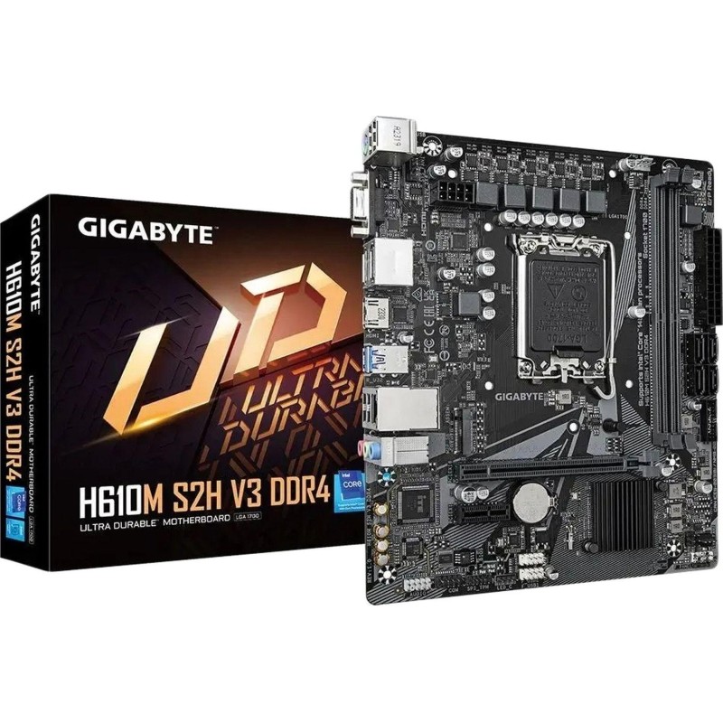 Материнская плата Gigabyte H610M S2H V3 DDR4, 2xDDR4 mATX
