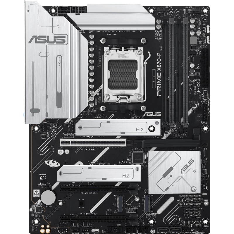 Материнская плата ASUS PRIME X870-P, AM5 4xDDR5 ATX