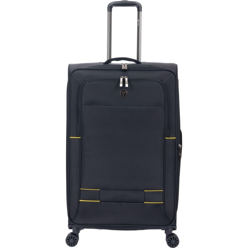 Чемодан TORBER Brosno, черн, нейлон 600D, 48 х 30 х 78см, 85л, T1901L-Black