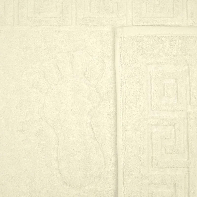 Полотенце махровое УЗБ Коврик, S  50х70 крем,151374