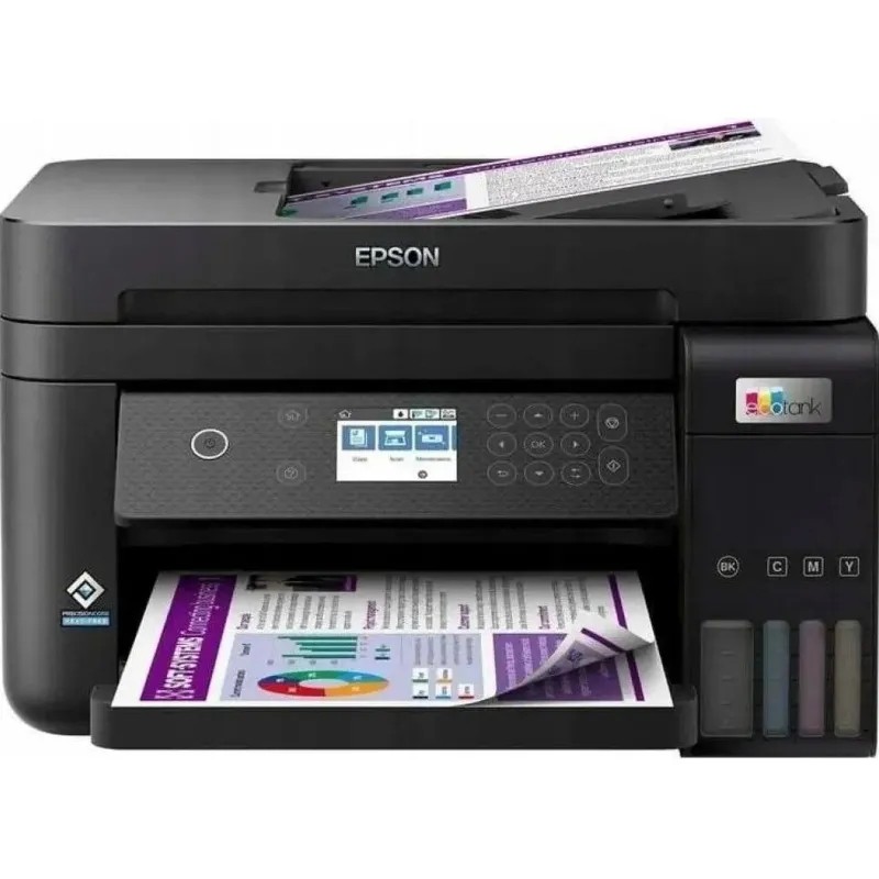 МФУ струйный Epson L6270 (C11CJ61507/61407/64407) A4 Duplex Net WiFi черный