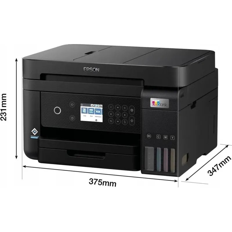 МФУ струйный Epson L6270 (C11CJ61507/61407/64407) A4 Duplex Net WiFi черный