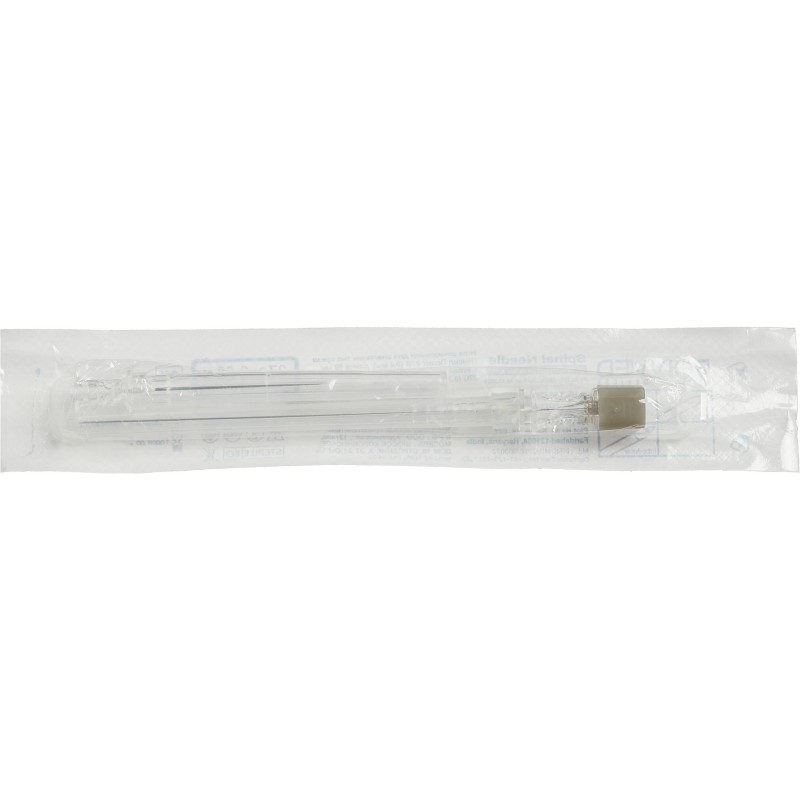 Игла спинальная Quincke 27G(0,40х89мм)с напр.22G(0,71х38мм),Polymed,50шт/уп