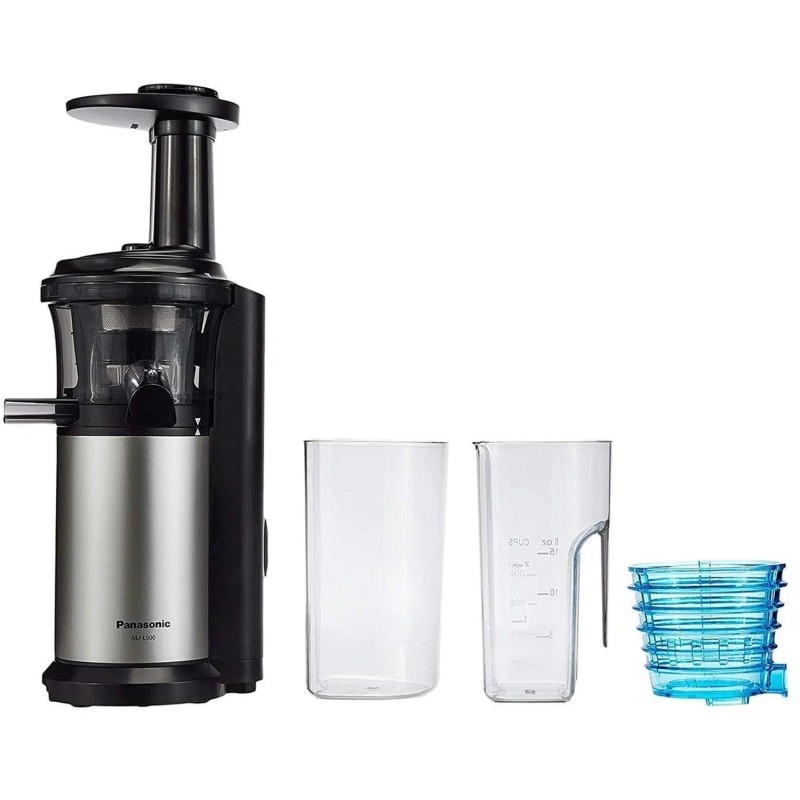 Соковыжималка Panasonic MJ-L500STQ, 150 ВТ, шнековая