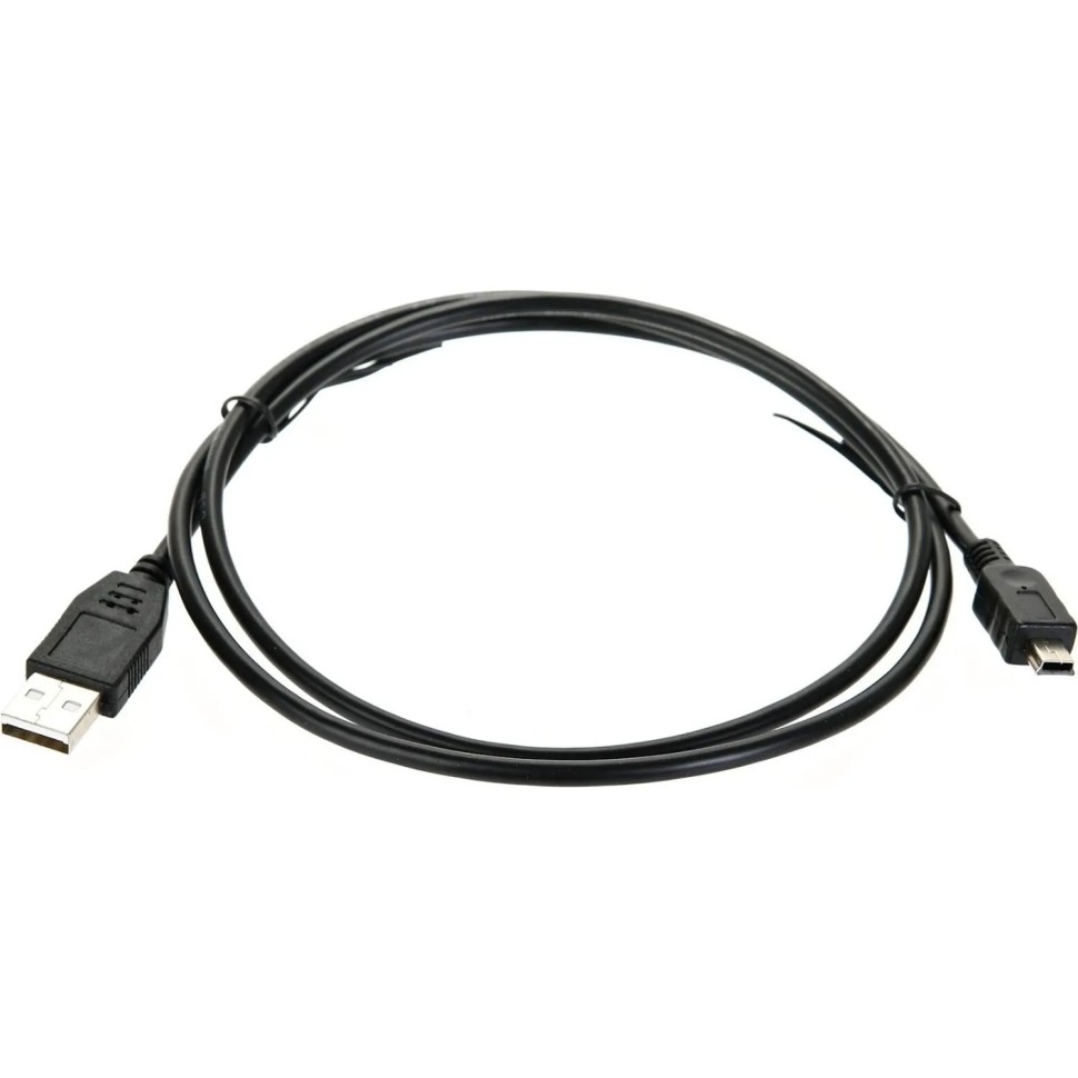 Кабель USB 2.0 A--&gt;mini-B 5P (1м) черный, Telecom&lt;TC6911BK-1.0M
