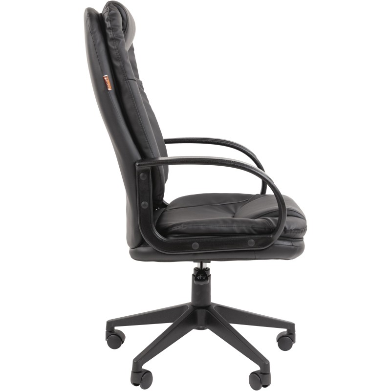 Кресло VT_EChair-695 TPU кожзам черный, LT, пластик