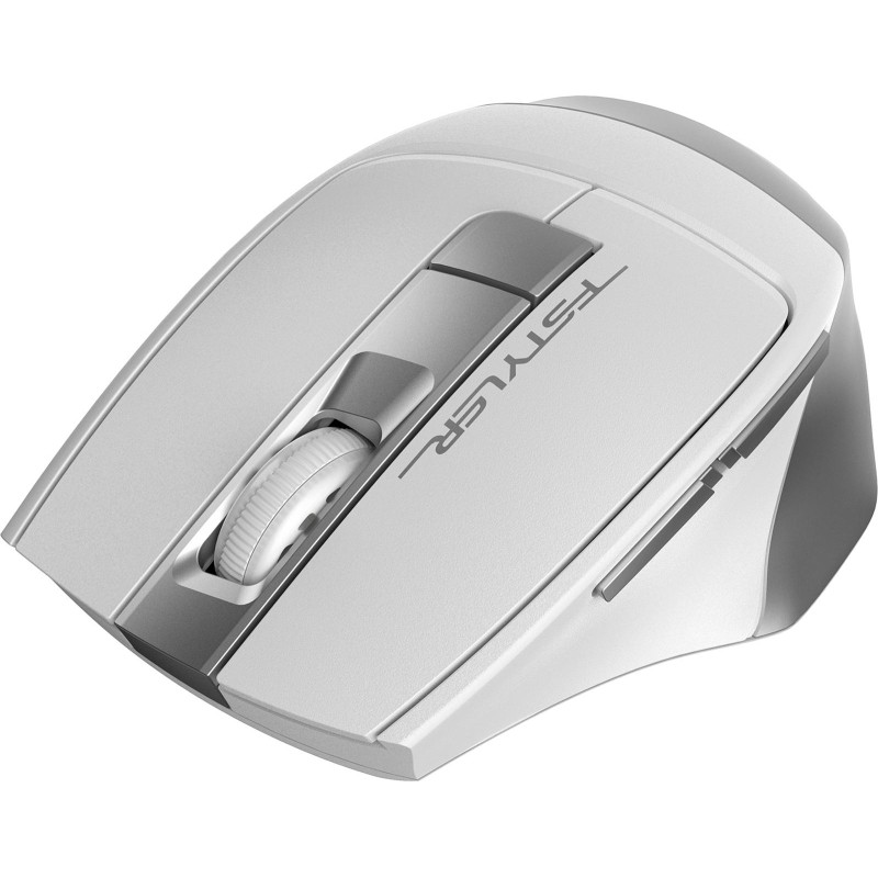 Мышь компьютерная A4Tech Fstyler FG35S серебристый/белый 2000dpi/WLS/5but