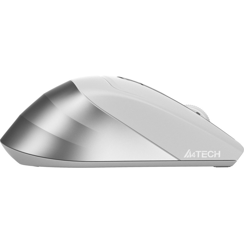 Мышь компьютерная A4Tech Fstyler FG35S серебристый/белый 2000dpi/WLS/5but