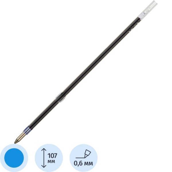 Стержень шариковый LAK134801 синий 107 мм (толщина линии 0.6 мм)