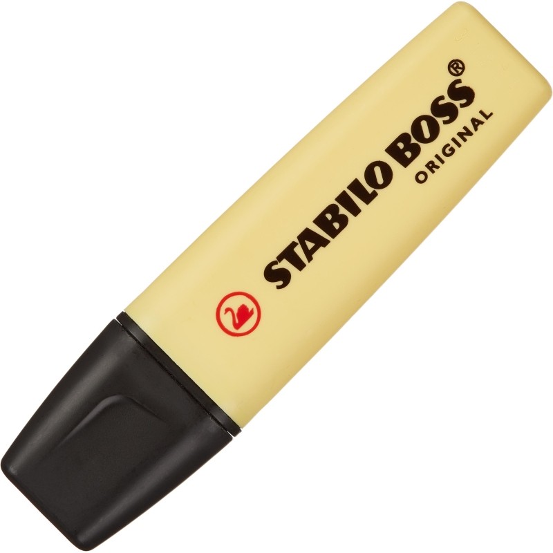 Маркер текстовыделитель STABILO BOSS ORIGINAL PASTEL 70/144 ваниль 2-5мм