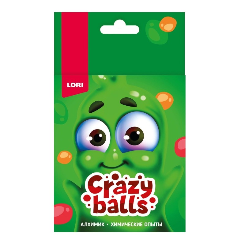 Набор химических опытов Crazy Balls Оранж, зелен и сирен шарики,Оп-102