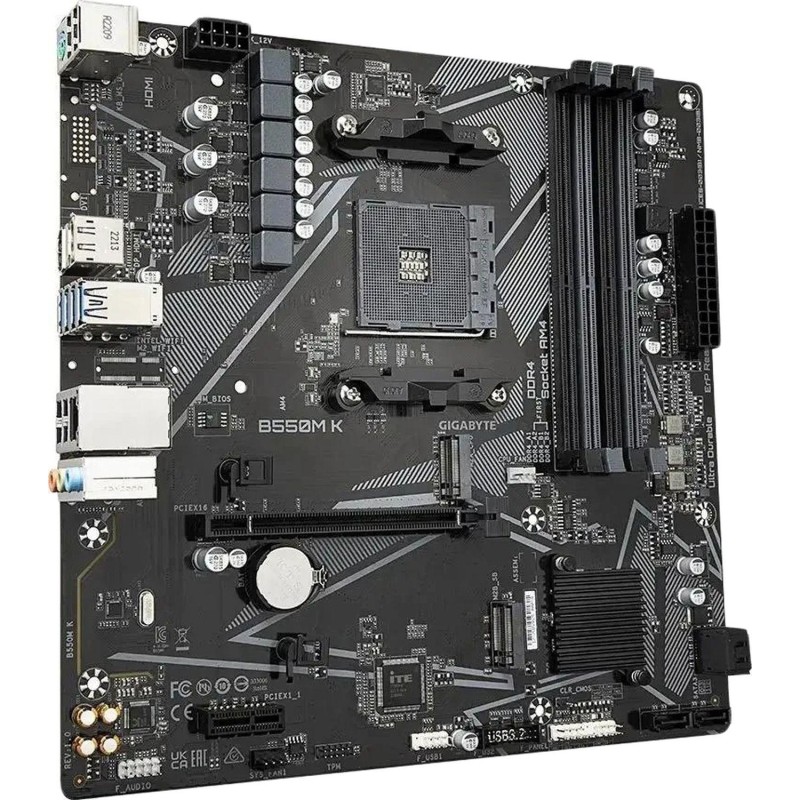 Материнская плата Gigabyte B550M K, sAM4, AMD B550, 4xDDR4 mATX