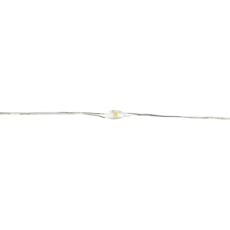 Гирлянда светодиодная Роса 10м, 100LED,цвет теплый белый,303-256
