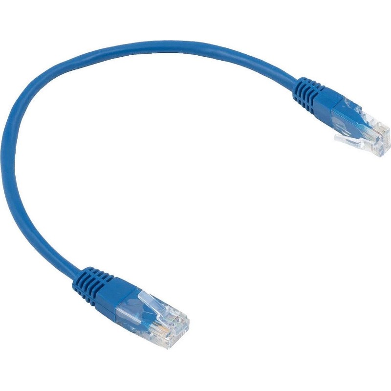 Патч-корд A1, A1-LCU5E-C-0.25M-BL, 0.25 м., U/UTP, 5e, медь, синий