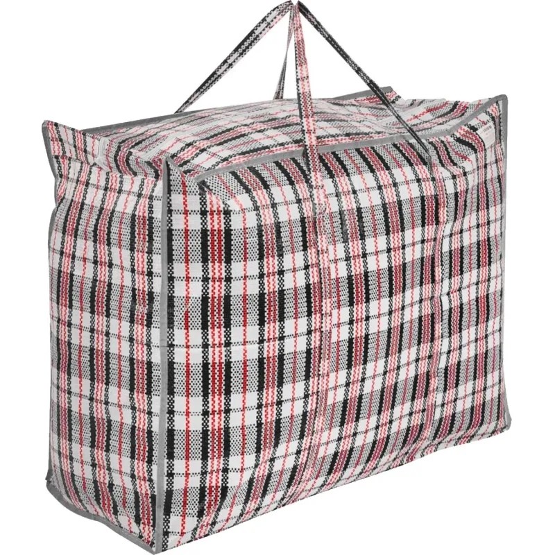 Сумка хозяйственная Клетка 60x50x30см,90л,VETTA полипр,2цв в ас-те,467-039