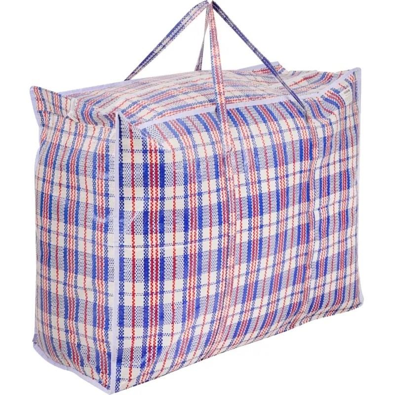 Сумка хозяйственная Клетка 60x50x30см,90л,VETTA полипр,2цв в ас-те,467-039