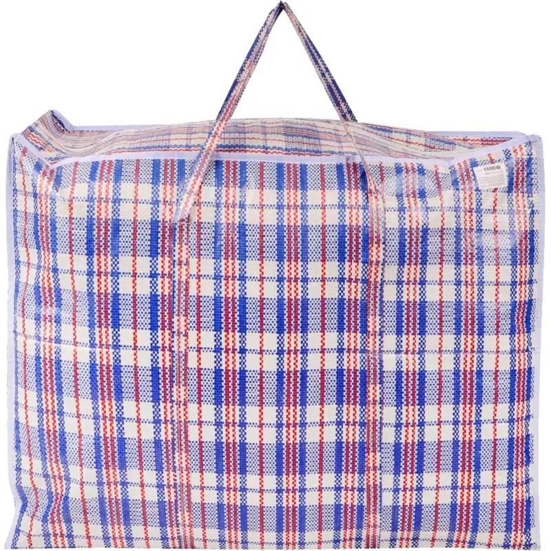 Сумка хозяйственная Клетка 60x50x30см,90л,VETTA полипр,2цв в ас-те,467-039