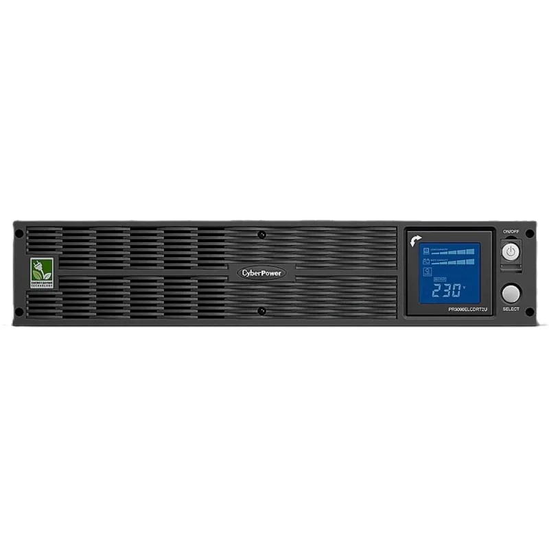 ИБП CyberPower PR3000ELCDRT2U Line-Int.3000ВА/2700Вт USB/RS232/Dry/EPO/SNMP