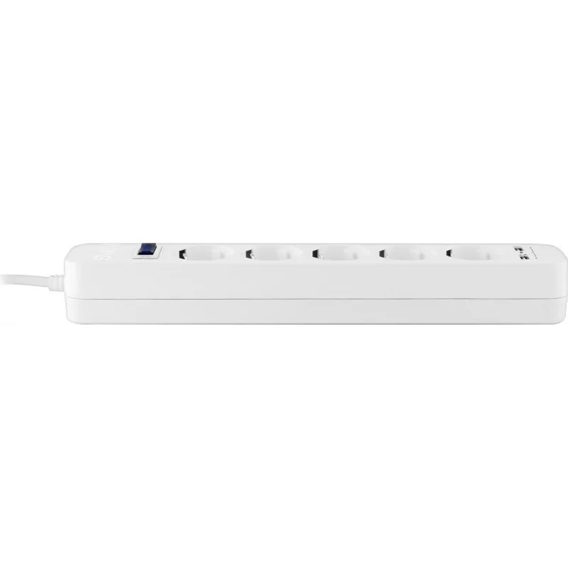 Сетевой фильтр Sven SF-05LU на 5 розеток + 2 USB 1.8 метра (SV-017392)