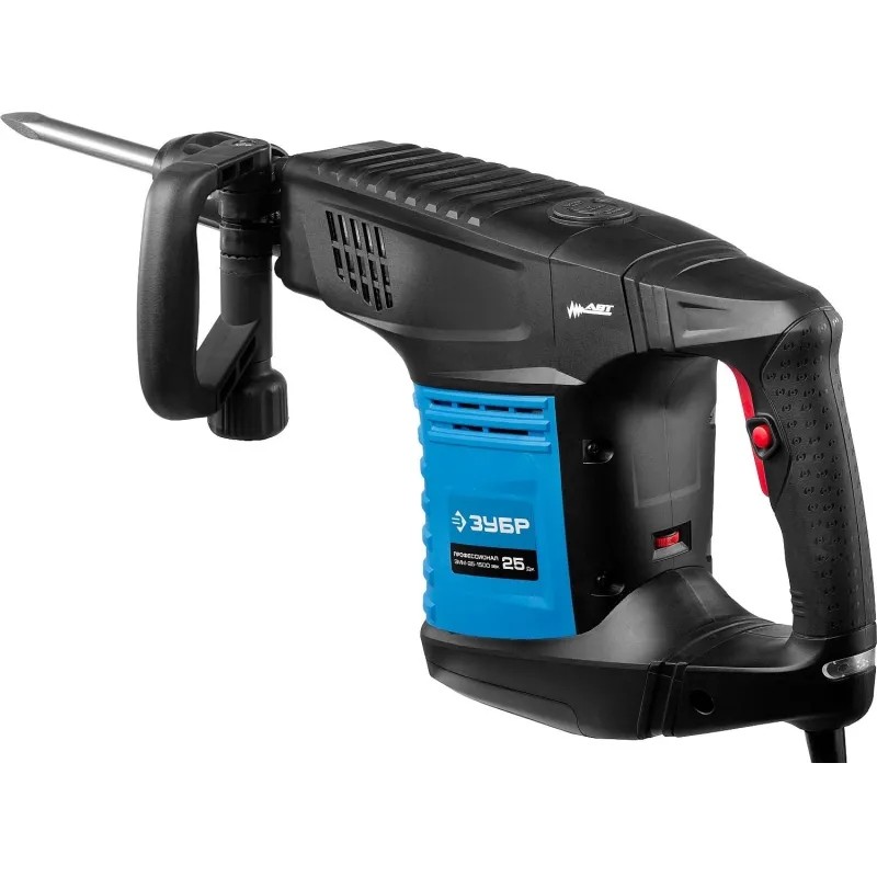 Отбойный молоток ЗУБР ЗММ-25-1500 ЭВК, SDS-Max, 25 Дж, 1500 Вт