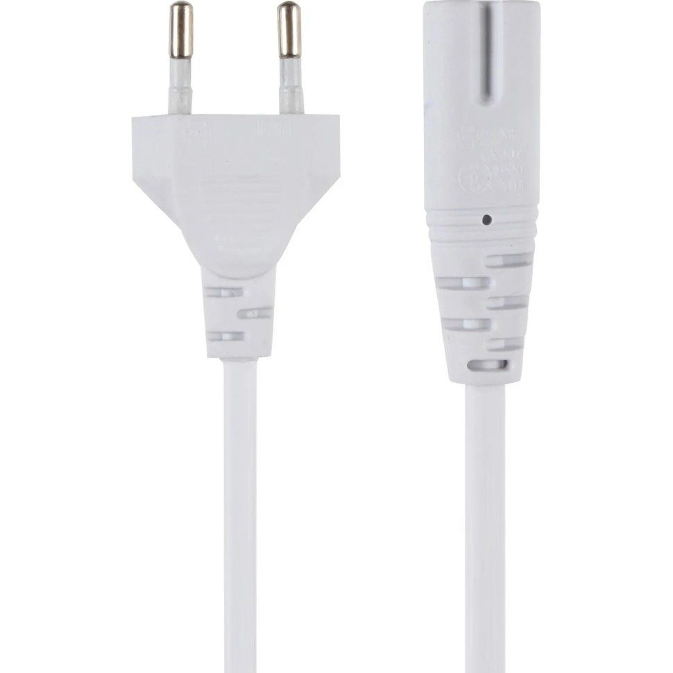 Кабель для аудио-видео IEC-320-C7, 2-pin 1,8m , белый, iOpen<ACE023-W-1.8M Кабель для аудио-видео IEC-320-C7, 2-pin 1,8m , белый, iOpen<ACE023-W-1.8M