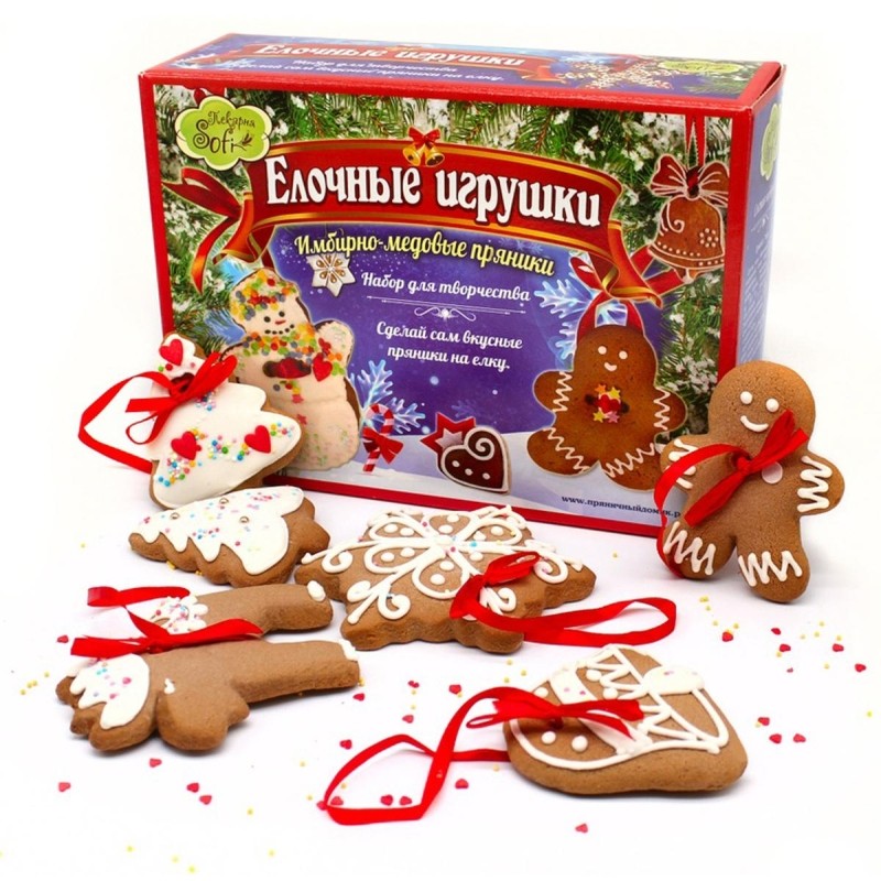 Пряники для творчества - Елочные игрушки, 700г,НГ арт.288