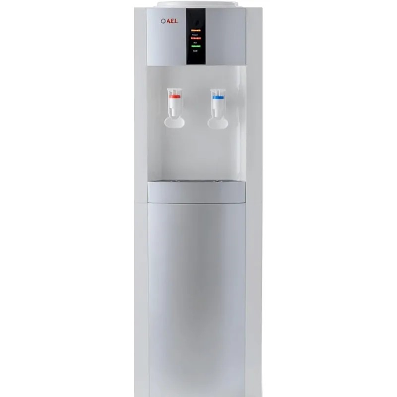Кулер для воды AEL47 LKc white/silver со шкаф-м напол нагрев, без  охл-ия